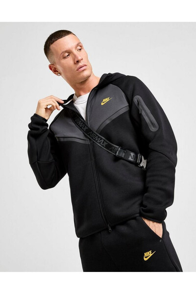 Nike Tech Fleece Mix Windrunner Hoodie Erkek Sweatshirt REDSPORT