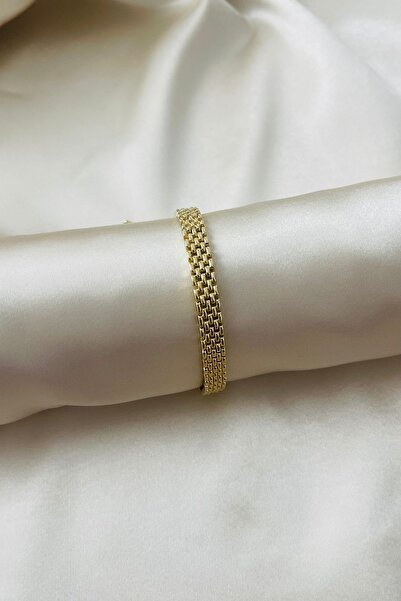 Celeste Collection CM Hasır Model 14K Çelik Bileklik 17 cm + 2 cm Ayarlanabilir