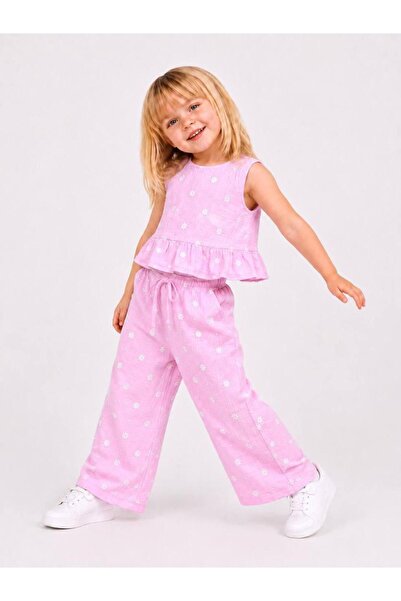 Miniminnakkidswear Komplet od pamučne muslinske tkanine za devojčice, gornji ...