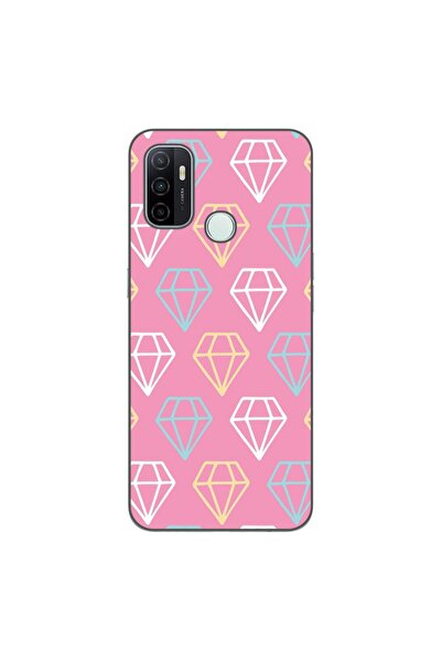 OEM Husa compatibila cu Oppo A53 Silicon Gel Tpu Model Diamond Pattern Doodles