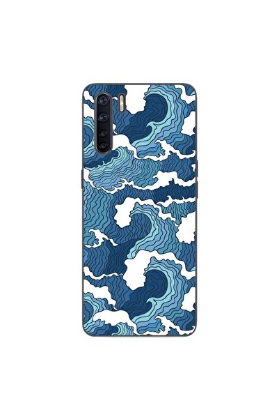 OEM Husa compatibila cu Oppo A91 Silicon Gel Tpu Model Crazy Waves