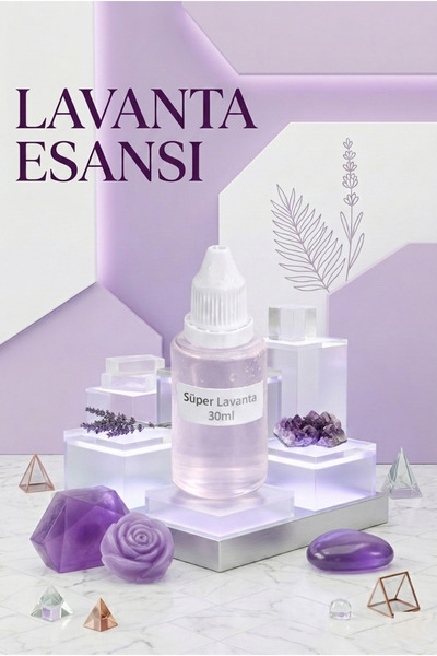 Organik Hekim Lavanta Esanslı Mavi Renkli Şeffaf Sabun Bazı 500 g El Yapımı S...