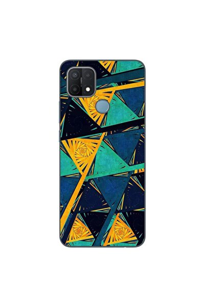 OEM Husa compatibila cu Oppo A15 si A15s Silicon Gel Tpu Model Abstract Prism