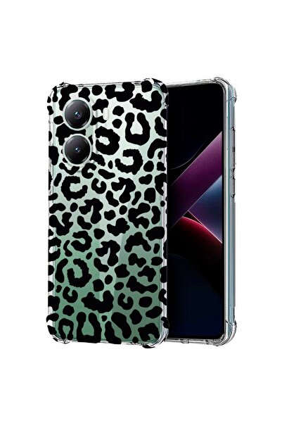 bestcase ¬Æ Husa compatibila Poco X7 Pro 5G, Anti Shock 1.5MM, Leopard, Prote...