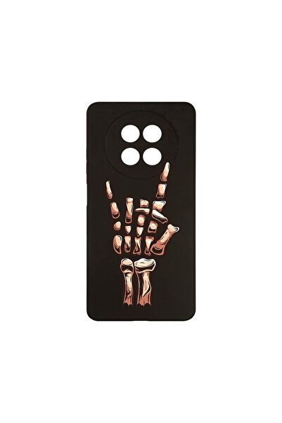 bestcase Λεπτή Θήκη Σιλικόνης 0.8MM, Συμβατή με Realme 12 5G, Σχέδιο Χέρι Σκε...