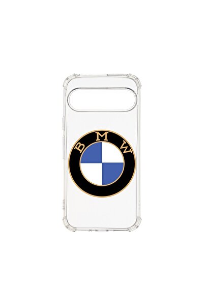 bestcase Husa Antișoc 1.5MM, Compatibilă cu Google Pixel 9, Logo BMW clasic, ...