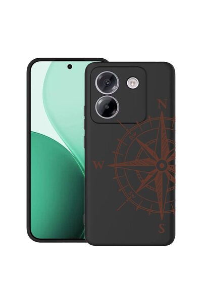 bestcase Ултра тънък TPU калъф, съвместим с Poco M7 Pro 5G, с дизайн на компа...