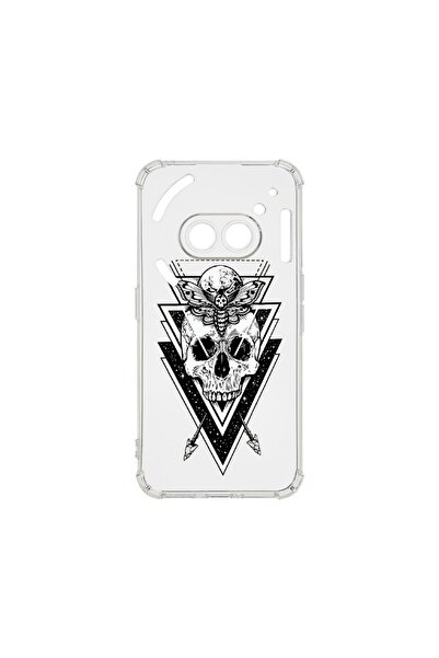 bestcase Αντικραδασμική Θήκη 1.5MM, Συμβατή με Nothing Phone 2a, Σχέδιο Κρανί...