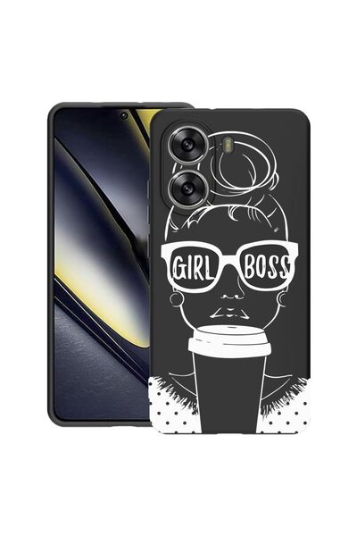 bestcase Θήκη για Poco X7 Pro 5G, Girl Boss, Λεπτή σιλικόνη 0.8MM, Αντικραδασ...