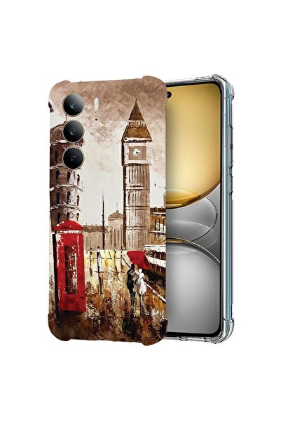 bestcase ¬Æ Husa pentru Realme C75, Anti Shock 1.5MM, London, Protectie camer...