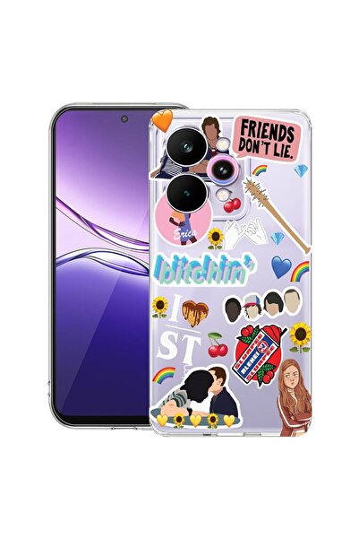 bestcase ¬Æ Husa Clear Slim Silicon Compatibila cu Realme 15 / 15 Pro, Friend...