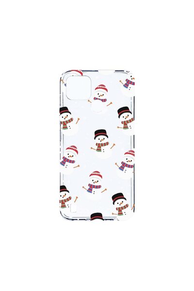 bestcase Husa BestCase¬Æ Clear Silicon 2MM, Compatibila Cu Realme C25Y, Snowm...