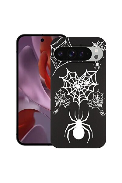 bestcase ¬Æ Husa pentru Google Pixel 9 Pro XL, Spider Web, Slim Silicon 0.8MM...