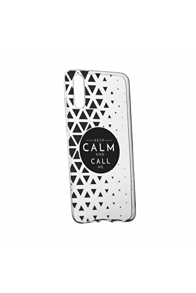 bestcase Husa Silicon, Transparent, Slim, Keep Calm, Huawei P20 Plus