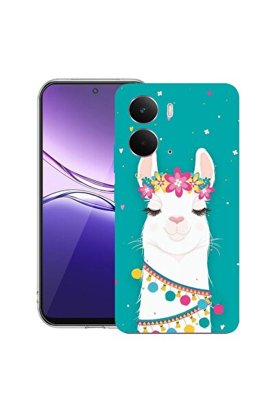 bestcase Θήκη για Realme P3 με Χαριτωμένο Σχέδιο Λάμα, Διαφανής Λεπτή Σιλικόν...