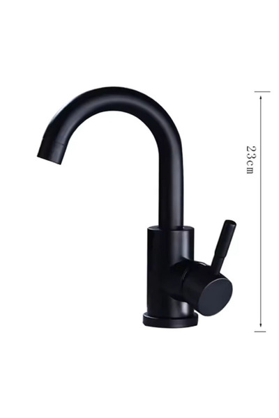 choice2 Black A Black Nickel Bathroom Basin Stainless Faucet Steel Hot Cold W...