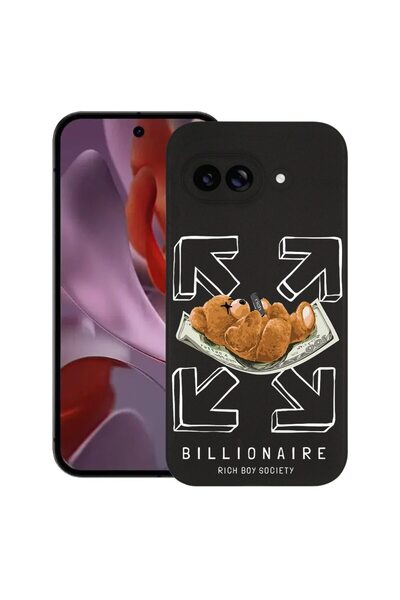 bestcase Тънък силиконов калъф за Google Pixel 9a, Billionaire Bear, 1926335 ...