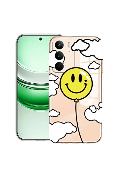 bestcase ¬Æ Clear Silicone Case for Realme C71, Balloon Smiley, 2041144 T 957