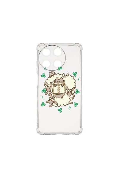 bestcase Противоударен калъф 1.5ММ, съвместим с Realme 11 4G, Дизайн Зайчета ...