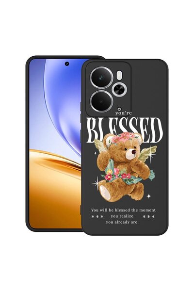 bestcase Θήκη για Realme 14T με σχέδιο αρκουδάκι με τυχερή επιστολή, TPU Ματ ...