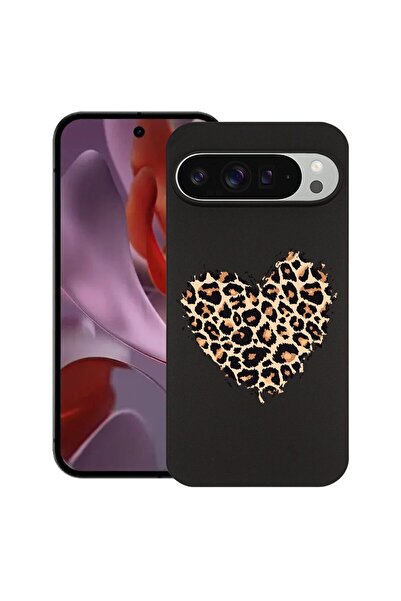 bestcase ¬Æ Husa pentru Google Pixel 9 Pro XL, Leopard Heart, Slim Silicon 0....