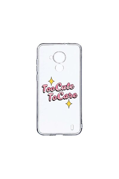 bestcase Διαφανής Θήκη Σιλικόνης 2MM, Συμβατή με Nokia C30, Πολύ Χαριτωμένη, ...