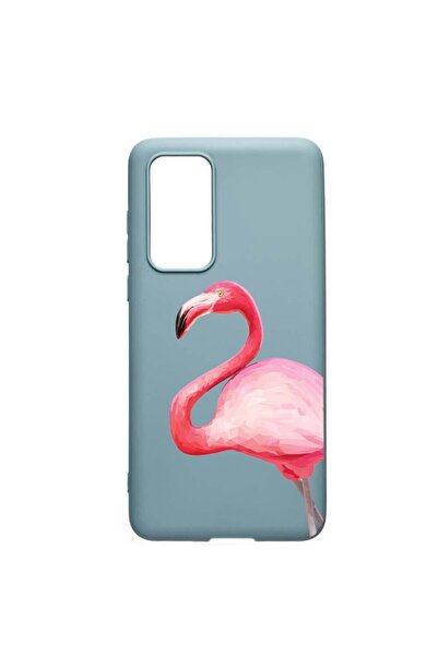 bestcase Θήκη Huawei P40, Φλαμίνγκο, ανθεκτική στη φθορά, αντιολισθητική, Σιλ...