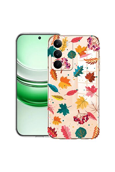 bestcase ¬Æ Husa Clear Silicon pentru Realme C71, Autumn Colors - Leafs, 2041...