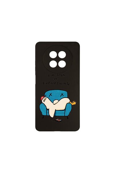 bestcase ¬Æ Husa Slim SIlicon 0.8MM, Compatibila Cu Realme 12 5G, I'm Sick Of...