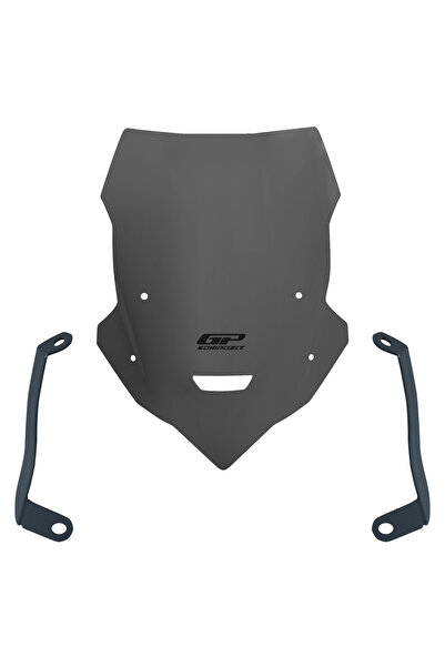 GP KOMPOZİT Yamaha MT-25 2020-2026 Uyumlu Kısa Tur Camı Gri 40 cm