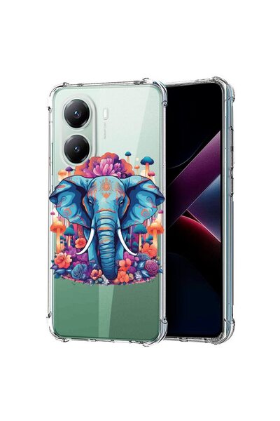 bestcase Съвместим калъф за Poco X7 Pro 5G, Удароустойчив 1.5ММ, Цветове на м...