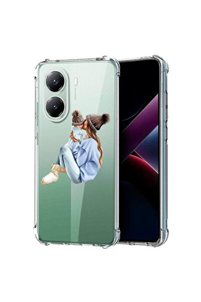 bestcase ¬Æ Husa compatibila Poco X7 Pro 5G, Anti Shock 1.5MM, Girl Mom With ...