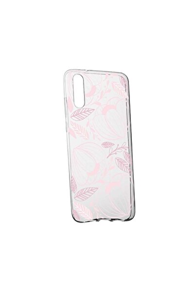 bestcase Husa Silicon, Transparent, Slim, Pink Flower, 113, Huawei P20 Plus