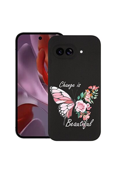bestcase Тънък силиконов калъф за Google Pixel 9a, Промяната е красива, 19263...