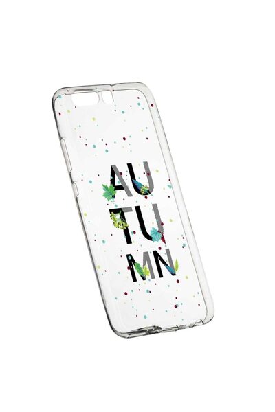 bestcase Husa Silicon, Transparent, Slim, Toamna, 145, Huawei Y6 2018