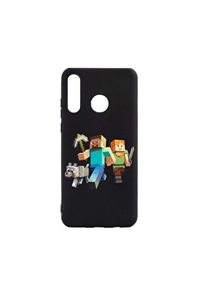 bestcase Husa Huawei P30 Lite, Minecraft, rezistenta la uzura, anti-alunecare...