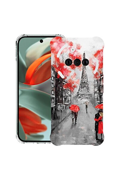 bestcase ¬Æ Husa compatibila Nothing Phone (3a), Anti Shock 1.5MM, Paris Eiff...