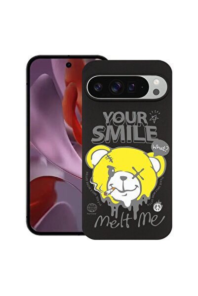 bestcase Husă subțire din silicon pentru Google Pixel 10 Pro XL, Ursuleț de p...