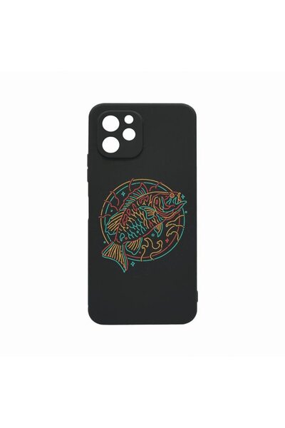 bestcase Θήκη, Συμβατή με Huawei nova Y61, Νέον Ψάρι, Ανθεκτική στη φθορά, Πρ...