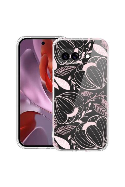 bestcase Husă Antișoc 1.5mm Compatibilă cu Google Pixel 10a, cu Design Flori ...