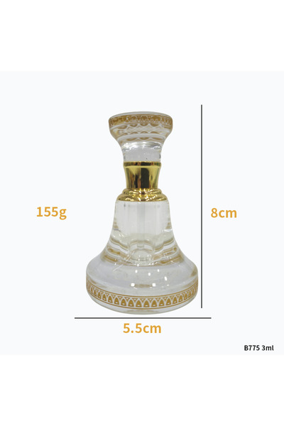 NUJET 1pcs Crystal Perfume Essential Oil Bottle 12ml B775C