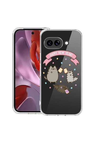 bestcase Husă Antișoc 1.5mm Compatibilă cu Google Pixel 10a, cu design Happy ...