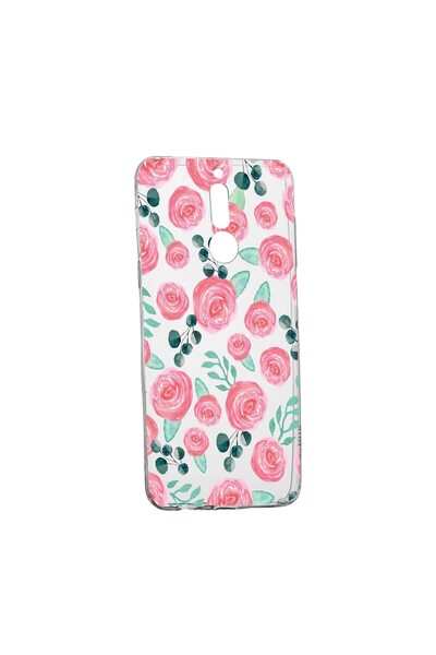 bestcase Husa Rose Pattern, pentru Huawei Mate 10 Lite, rezistenta la uzura, ...