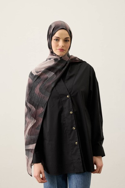 Modakaşmir Desert Gradient Pattern Liva Modal Shawl