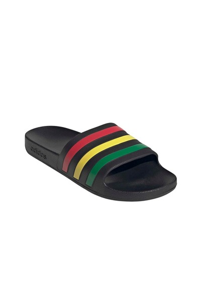 Adidas Sportswear ADILETTE AQUA SLIDES ΜΑΥΡΟ/ΠΡΑΣΙΝΟ/ΜΩΒ 47