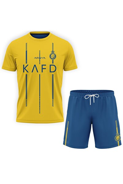OEM Compleu tricou si pantaloni scurti pentru barbati Ronaldo AL Nassr S102