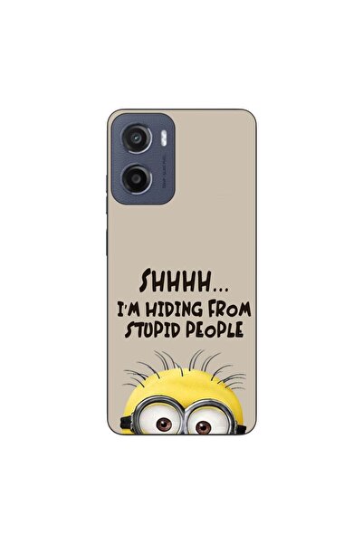 OEM Husa compatibila cu Motorola Moto G05 Silicon Gel Tpu Model Mesaj Minion ...