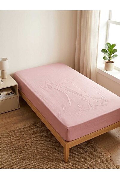 Terzi Ömer Dusty Rose Colored Single Bed Sheet