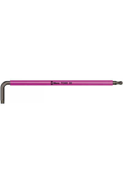 wera 967 Spkxl Torx ®   Colored Allen Key, Long, Tx 20 X 137 mm