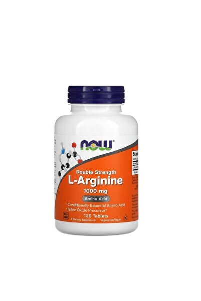 Now Foods L-Arginine Forță Dublă 1000mg 120 tablete